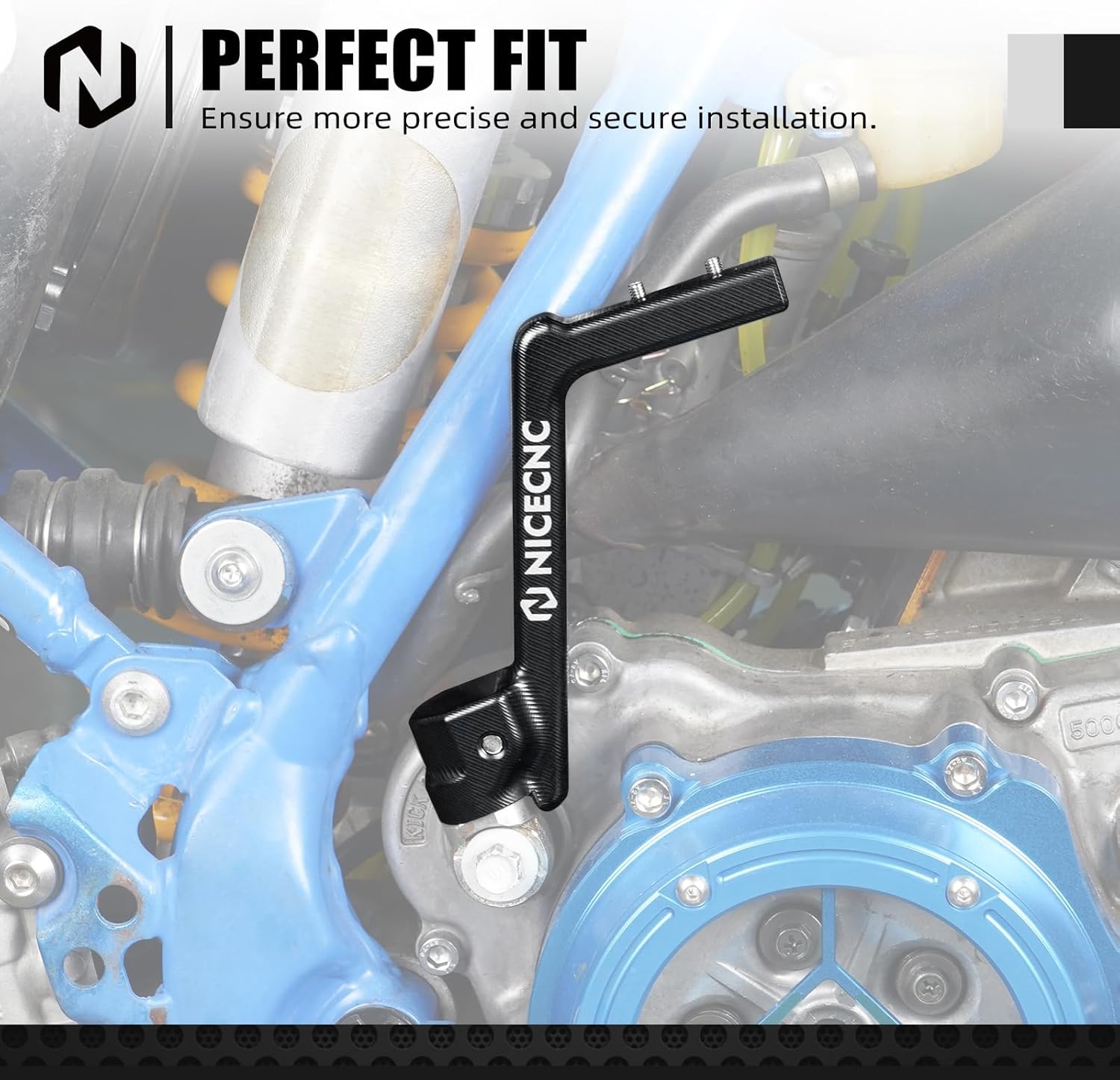 NICECNC Motorcycle Kick Start Aluminum Starter Lever Compatible with Yamaha YZ85 2002 2003 2004 2005 2006 2007 2008 2009 2010 2011-2018