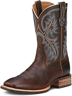 Ariat Men's Quickdraw Western Cowboy Boot, Brown Oiled Rowdy, 11 M US