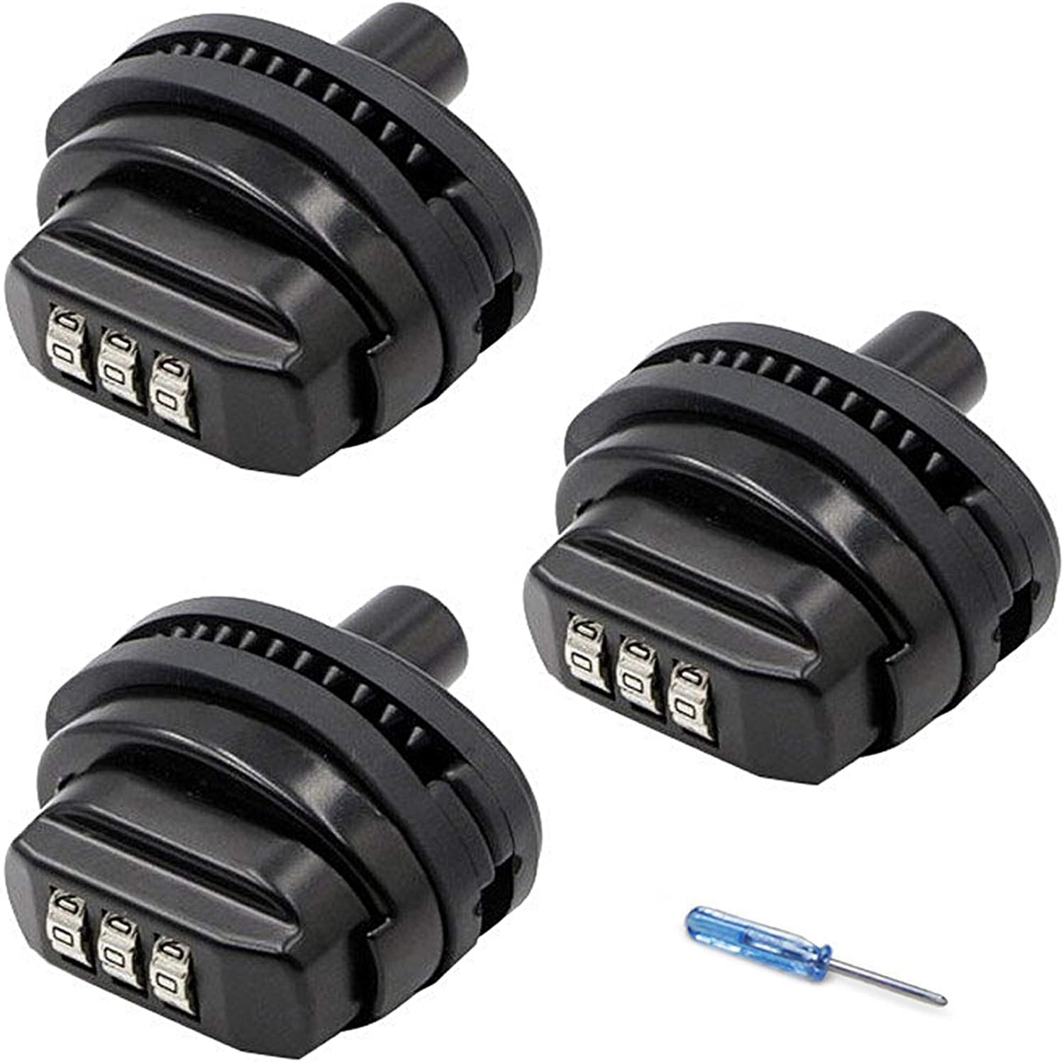 Trigger Lock 3 Digit Combination Gun Lock Compatible with Pistols Handgun Rifles Bb Gun Shotguns (3PCS) : Sports & Outdoors