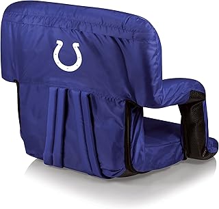 Picnic TIME Navy Indianapolis Colts Ventura Seat Portable Recliner Chair