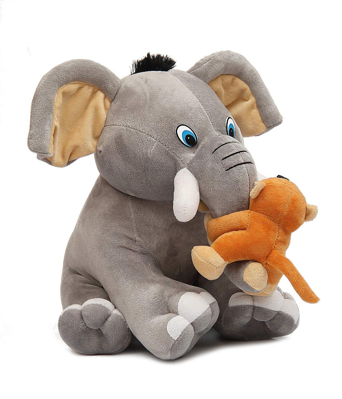 HUG ‘n’ FEEL SOFT TOYS Elephant Soft Toys, Baby Toys, Kids Toy, Soft Toy, Toy for Girl, Birthday Gift for Girl Plush & Stuffed Toys