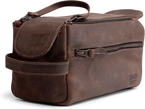 Hide & Drink, Neceser con asas, organizador de higiene, Dopp de viaje, estuche de afeitar, baño, afeitado, almacenamiento de cosméticos, artículos