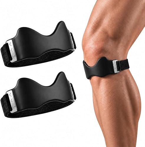 Precision Knee Strap Adjustable Patella Support Silicone Lock-Point Pad