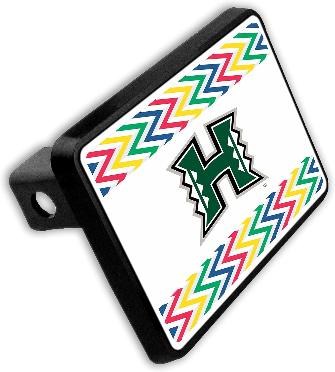 University of Hawaii Trailer Hitch Cover Plate, Fits 2” Receivers, Aluminum Tow Hitch Cover Plug (University of Hawaii #4)