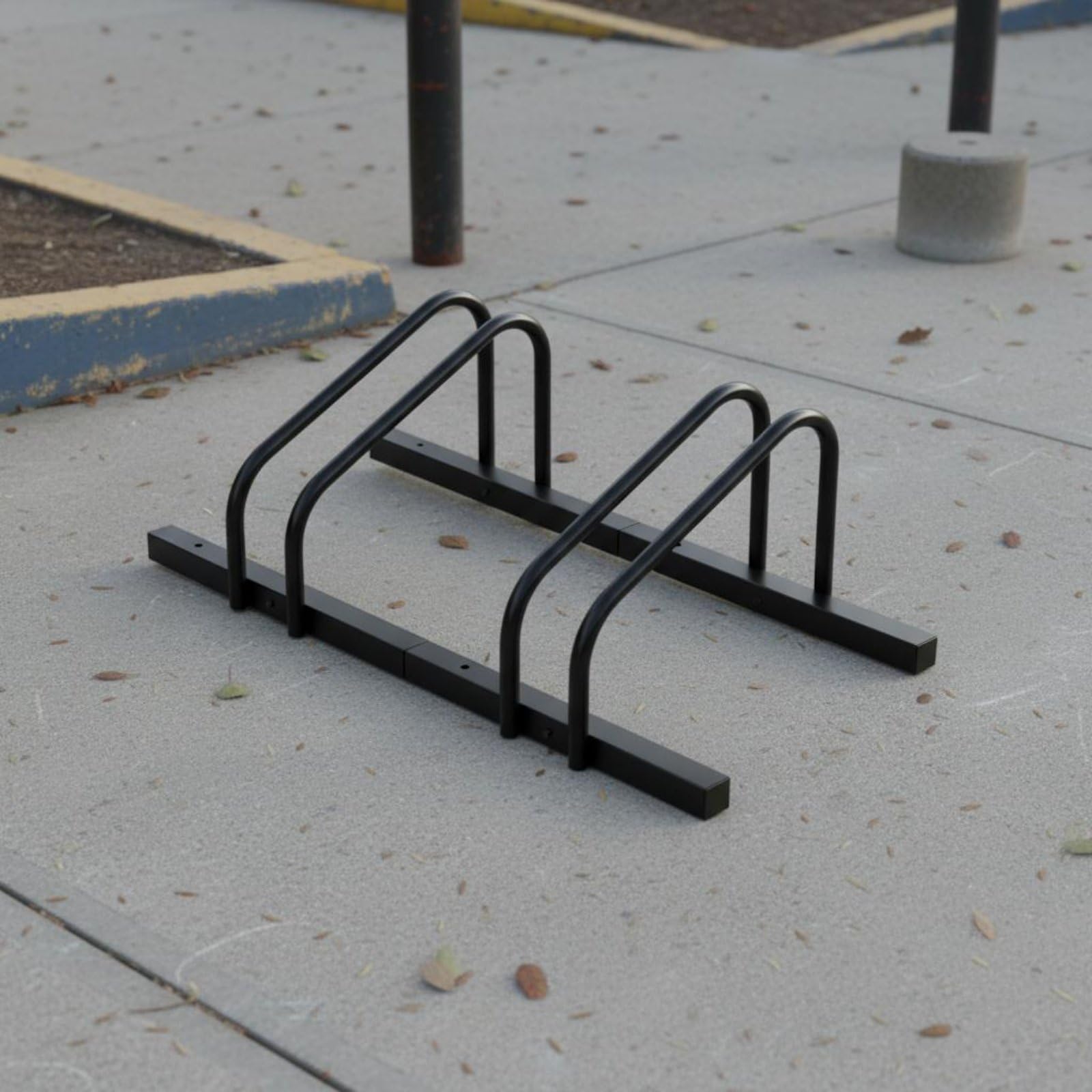 Harilla Fahrradabstellständer aus Dickem mit Schutzbeschichtung Und Stabiler Bodenhalterung für Fahrräder mit Reifengrößen von 16 Bis 29 Zoll für Garage Und Laden, Color to 1