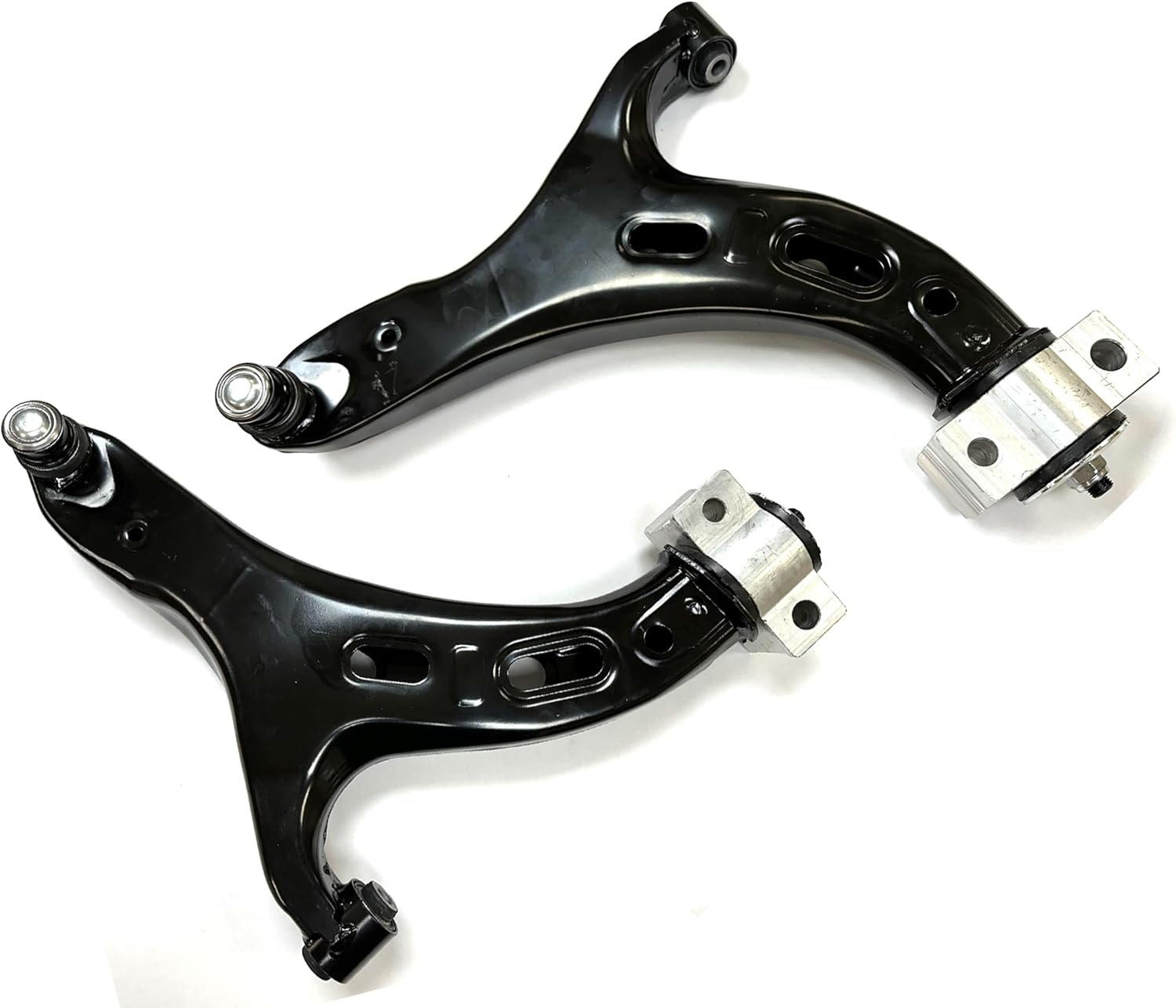 2 New Front Lower Control Arms With Ball Joint Compatible With 2015-2019 Subaru Legacy, Subaru Outback - Front Left Right Lower - Replaces OEM # 20202AL00A 20202AL01A