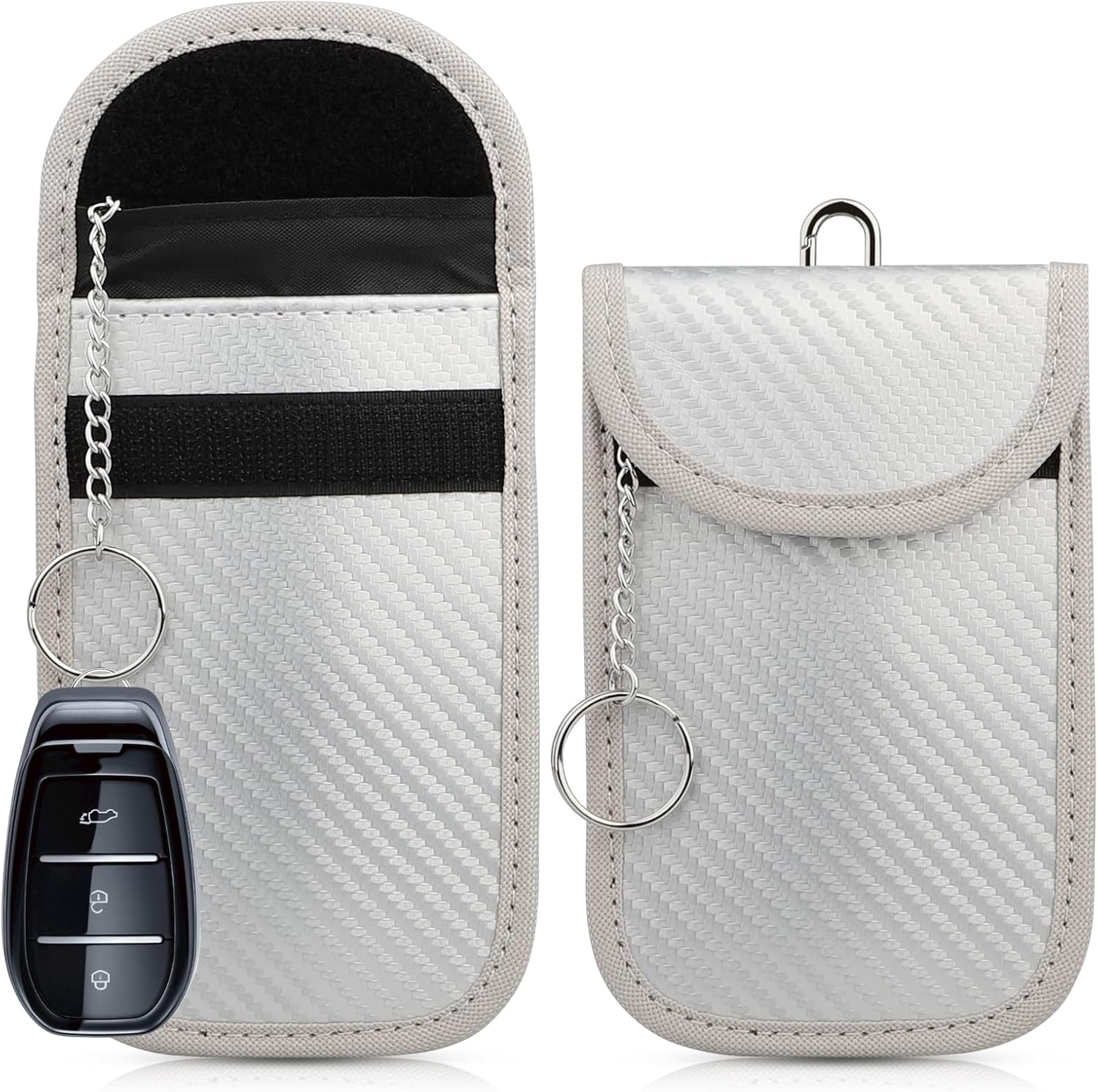 Faraday Pouch for Car Keys, [2 Pack] Diyife Car Key RFID Signal ...