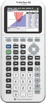 Texas Instruments TI-84 Plus CE Color Graphing Calculator, Bright White