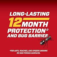 Vista 3 de Ortho Home Defense - Insecticida para interiores y perímetros2, con cómoda varita, controla hormigas, cucarachas, arañas y más, 1.33 galones