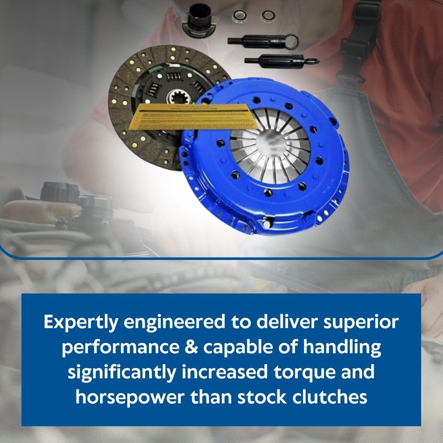 EFT HD Stage 2 Clutch Kit - Compatible With 1996-1998 BMW 328 328i 328is M52 E36 323 325 E36 M50 - Carbon Kevlar - Comes With 12 Months Brand Warranty - Ideal Match For Vehicle’s Performance