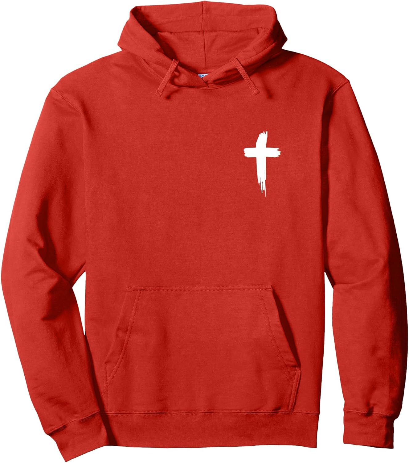 Jesus Saves John 3:16-17 Front and Back Print Christian Pullover Hoodie