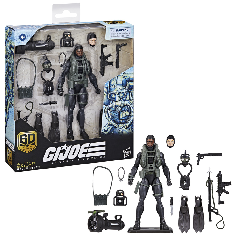 G.I. ジョー classified シリーズ レコン・ダイバー フィギュア G.I. Joe Classified Series 60th Anniversary Action Sailor - Recon