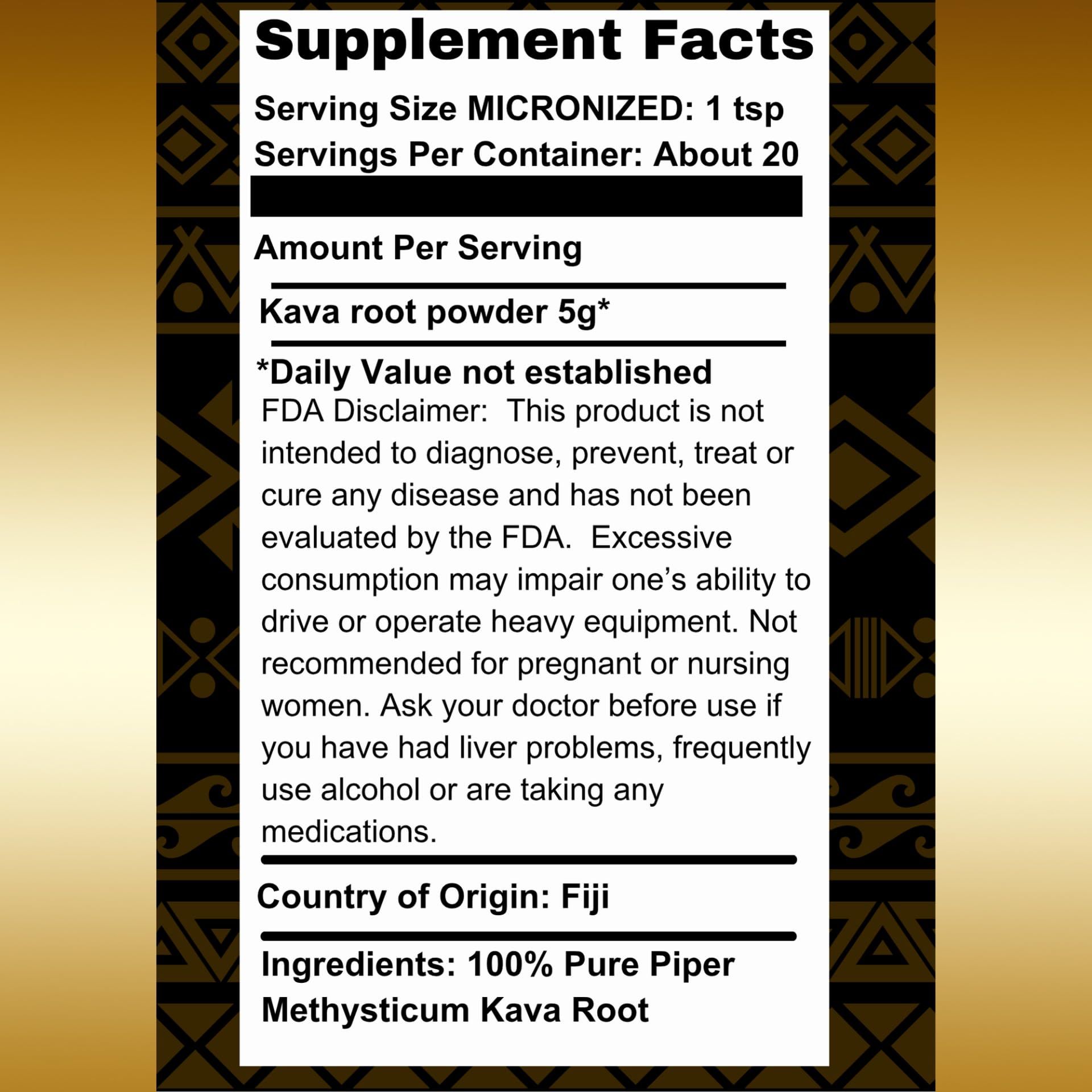 MICRONIZED Noble Kava Root Powder – 100g (3.5oz) Trial Size | Heady & Euphoric | Natural Mood, Sleep & Stress Support | Premium Fijian Kava for Focus & Relaxation | NO STRAINING — Amazon image 8