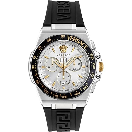 Versace Greca Extreme Chrono Silicone Watch