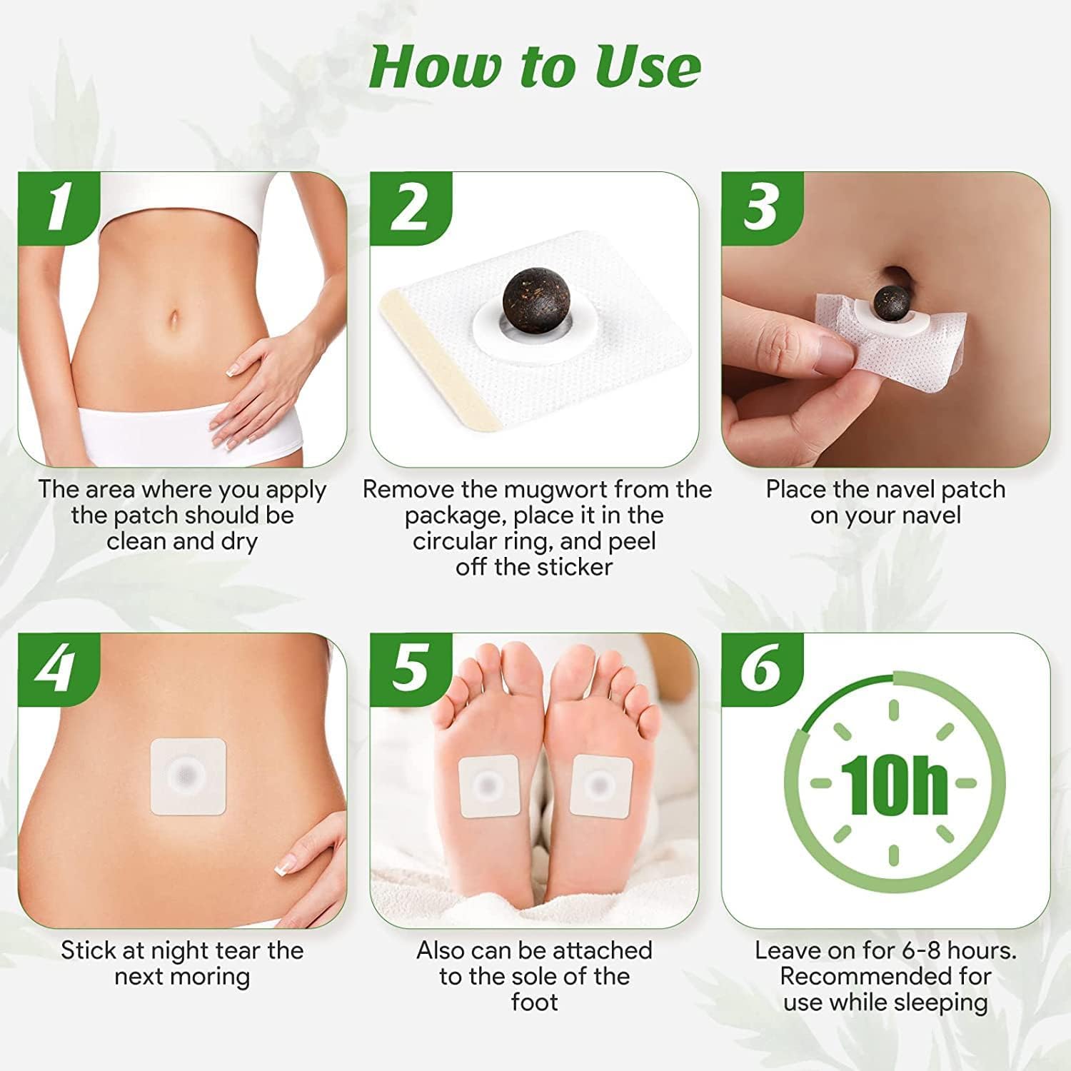 Weight Loss Patches for Women, 30 Counts Slim Belly Button Patch for Fat Burner, Fast-Acting — view 6