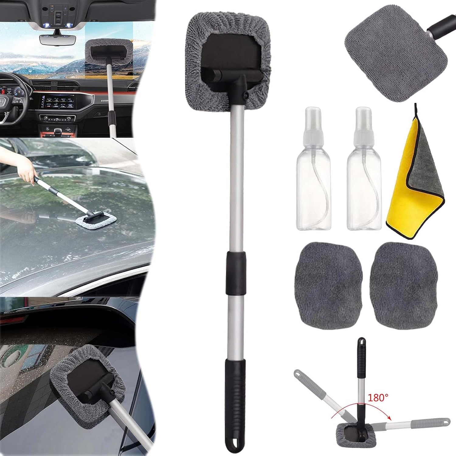 EZGHAR Windshield Window Cleaner Tool, Windshield Wow