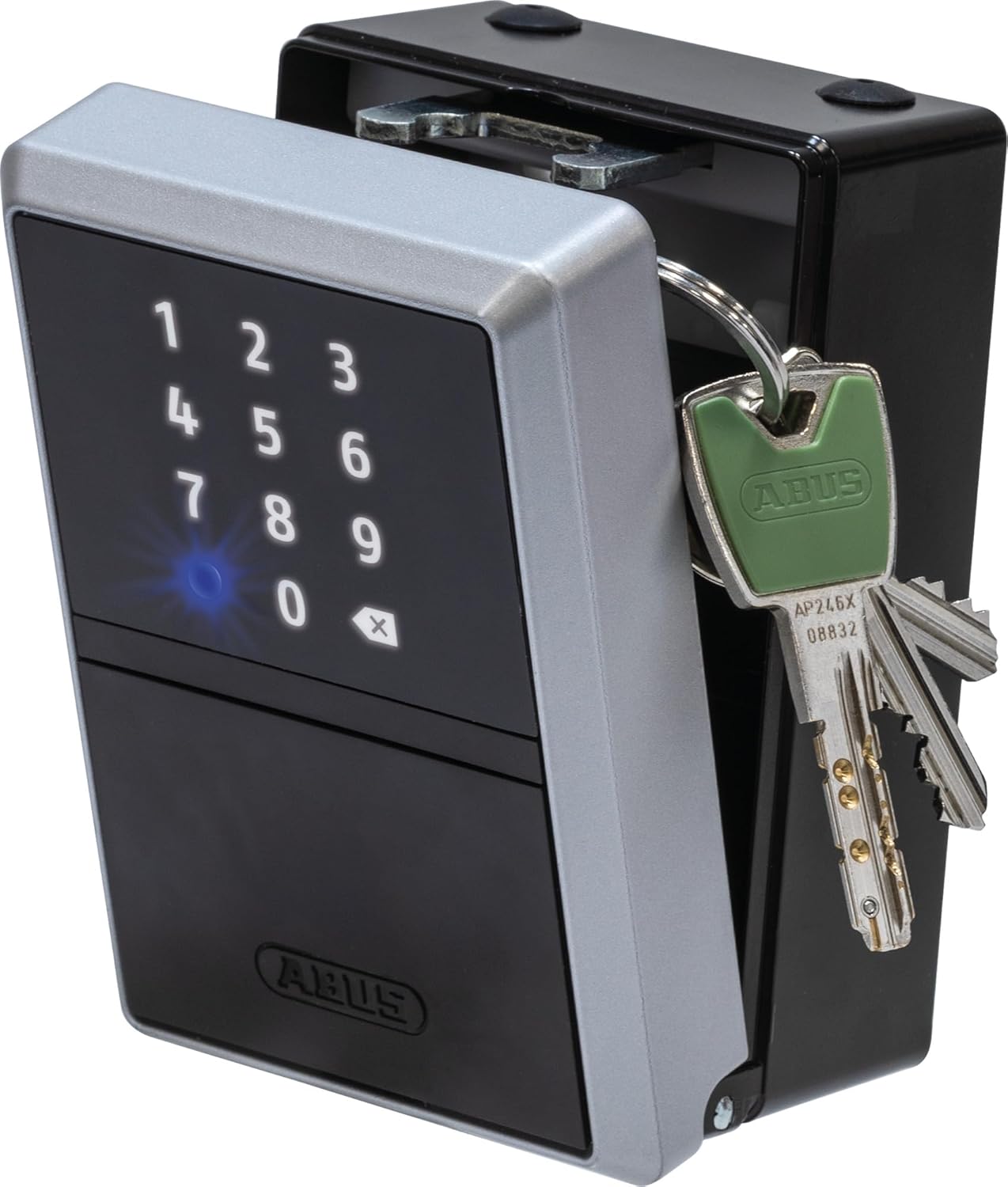 ABUS 63824 787 Smart BT KeyGarge, Black, Silver, Klein