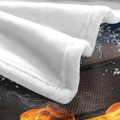 Miniatura 8 de Divertida manta deportiva de hockey súper suave y cálida para niños y hombres, para sofá, dormitorio, sofá, oficina, automóvil, acogedora manta de