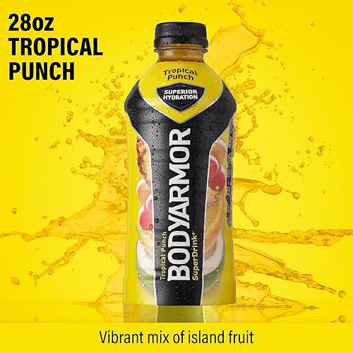 Vista 82 de BODYARMOR - Bebida deportiva, fresa y plátano, sabores naturales con vitaminas, electrolitos ricos en potasio, perfecta para deportistas, 20 onzas