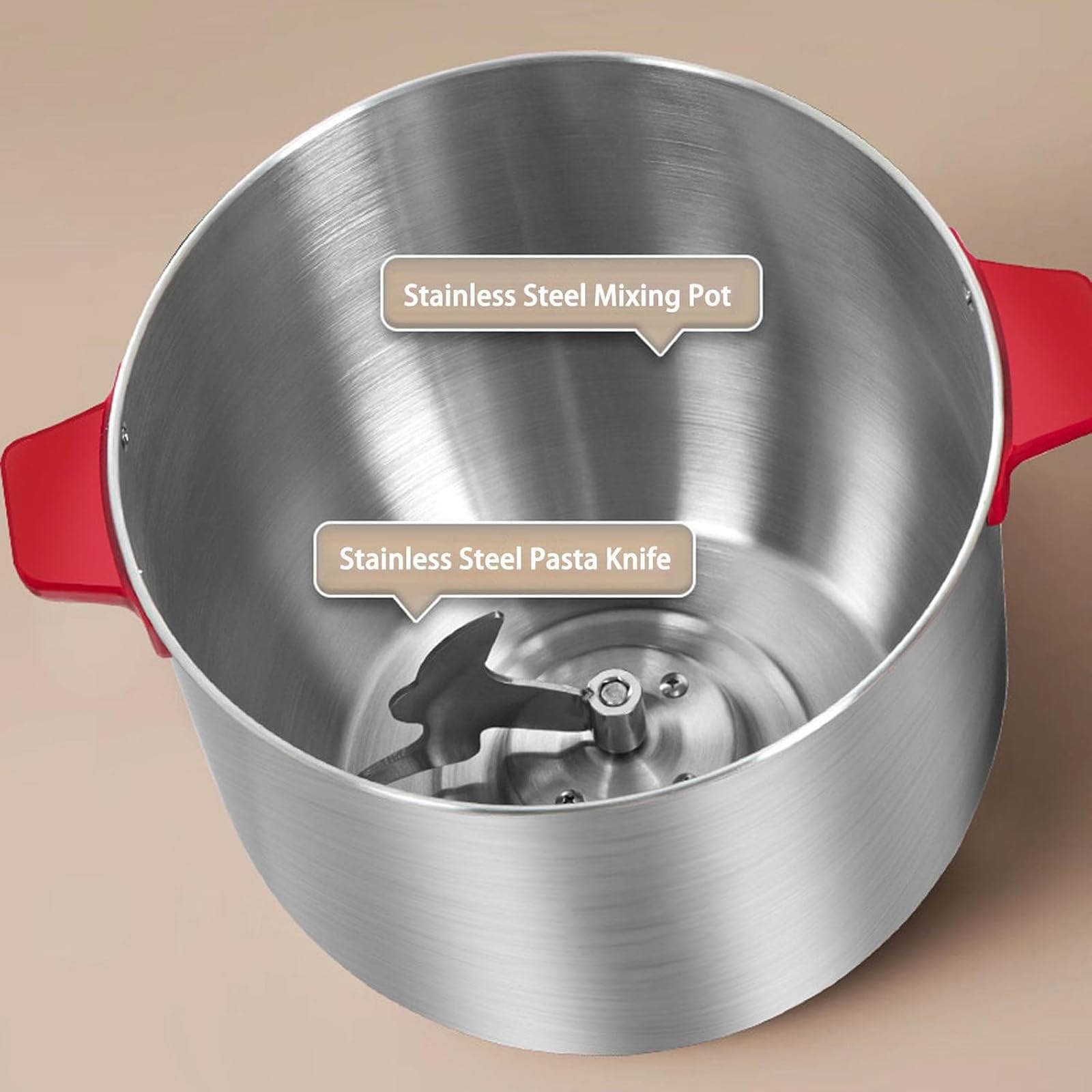 Impastatrice Elettrica Da 10 Litri, Macchina Per Impastare Con Funzione Di Fermentazione, Ciotola In Acciaio Inox, Funzione Di Fermentazione 25-38℃, Doppia Modalità Di Lavoro, Per Pizza E Pane