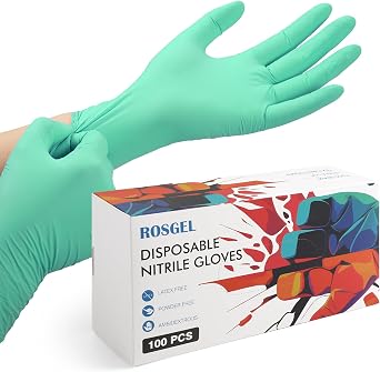 Disposable Nitrile Gloves for Kids 4-10 Years, XS Size, Perfect for Gardening, Cooking and Cleaning -100 PCS