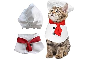 Adorable Chef Costume Dog Set