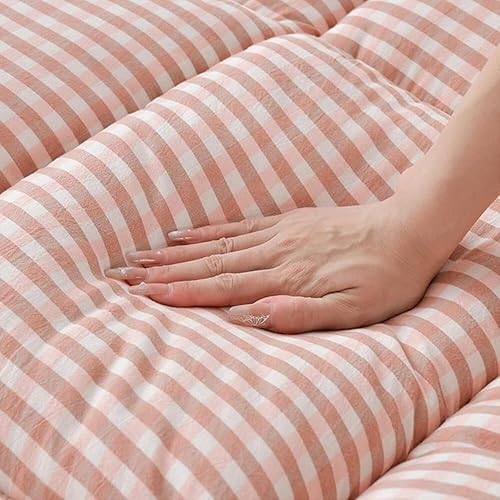 Miniatura 4 de Japanese Futon Floor Mattress - 4-Inch Thick Foldable Tatami Mat, Portable Sleeping Pad for Guest Bed, Dorm Room, Camping & Travel, Easy Storage