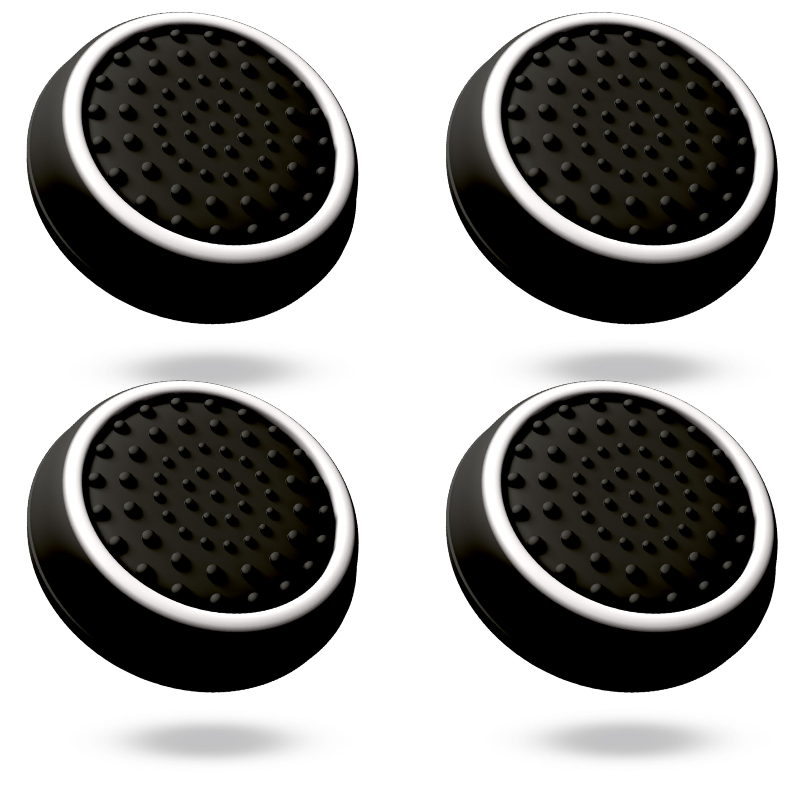 MatoSan 4 Thumbstick Grip Caps – Universal Silicone Controller Covers – Enhanced Grip, Precision &amp; Protection – Anti-Slip Joystick Accessories for All Modern Game Controllers