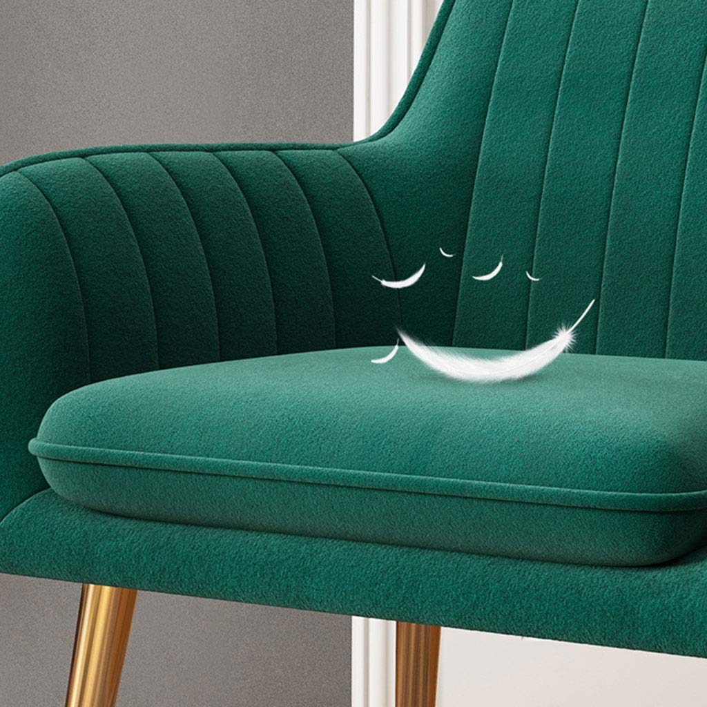 Amazon｜レトロダイニングチェア4脚セットベルベットシートメタル