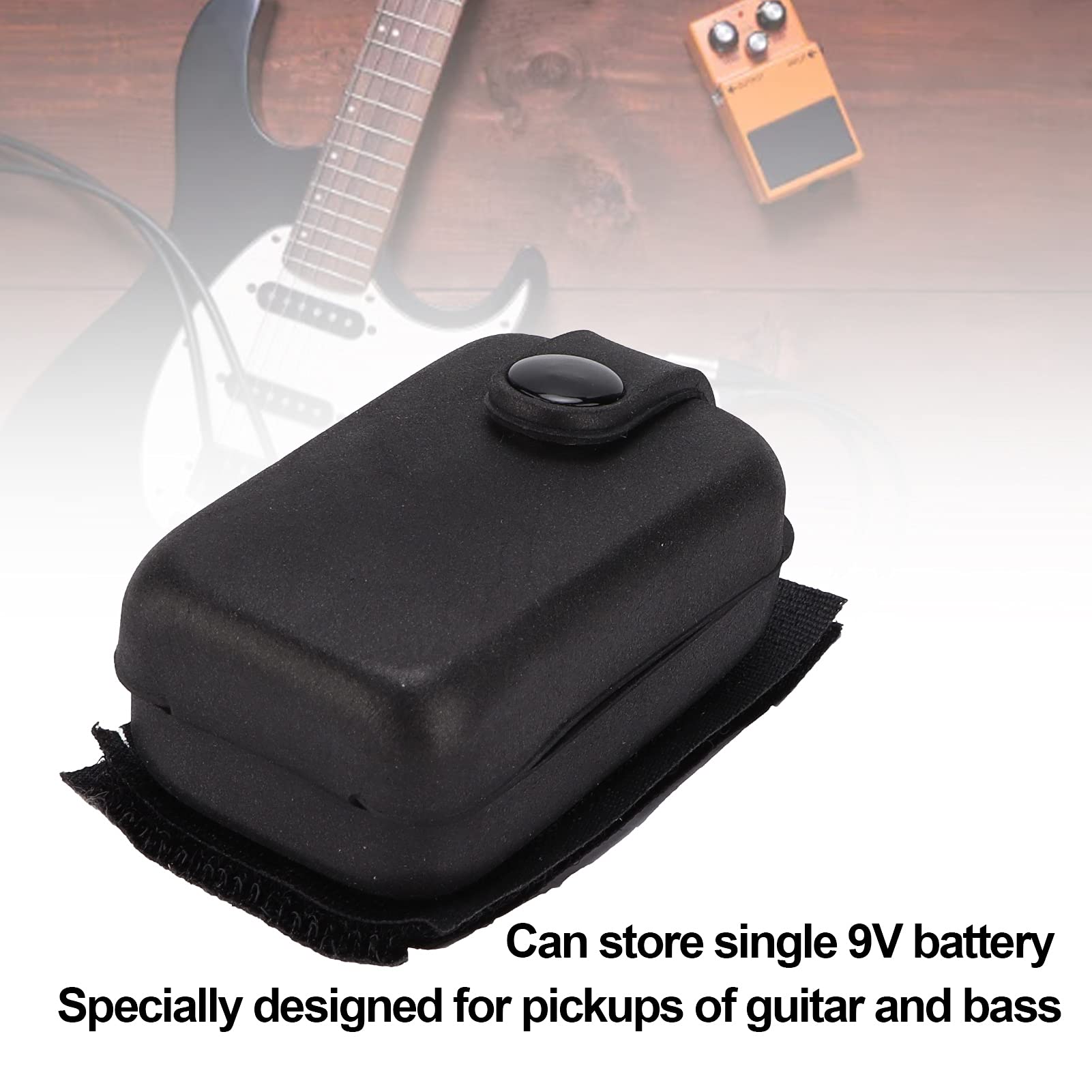 Custodia In PU Per Batteria 9V Per Chitarra E Basso – Leggera, Per Pickup Acustico, Accessorio Pratico