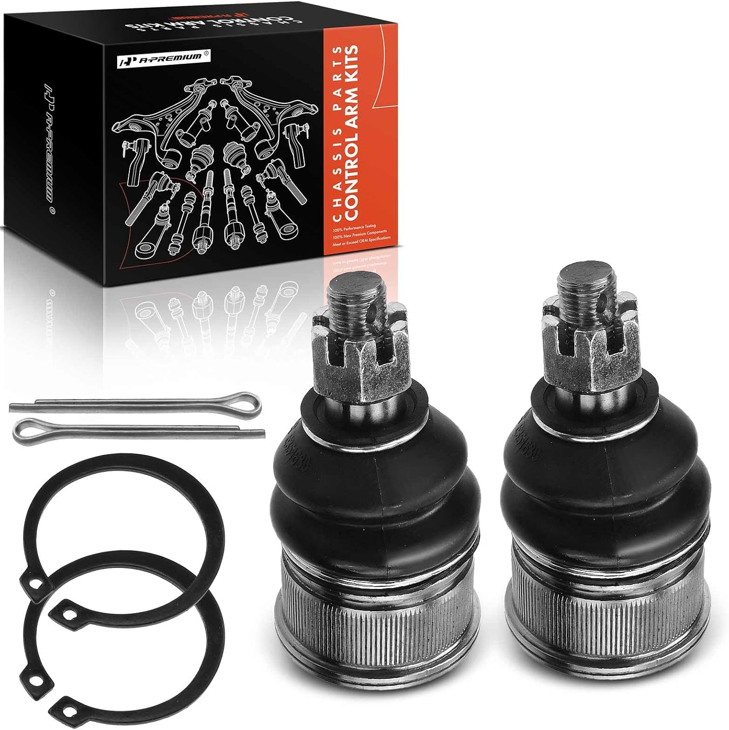 A-Premium 2 x Front Lower Ball Joint, Compatible with Honda Element 2003-2011