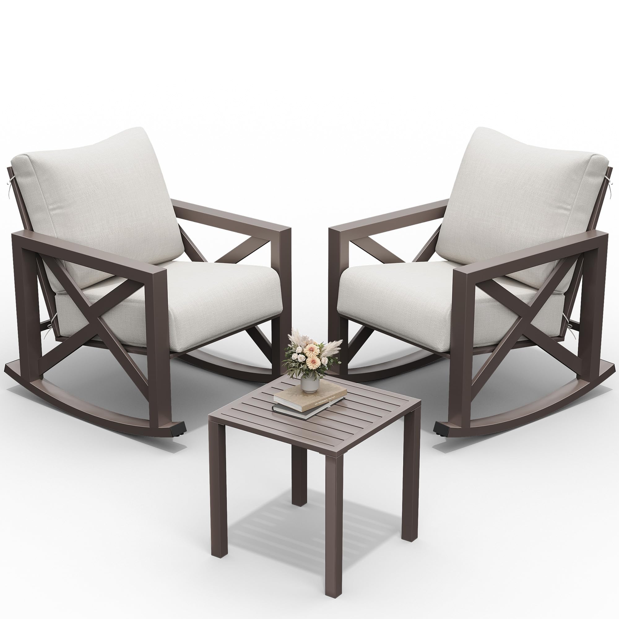 UDPATIO Rocking Chair Set