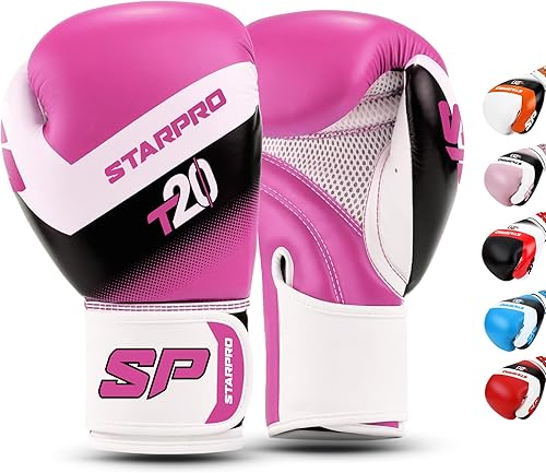 Starpro Guantes de boxeo para niños con seguridad, comodidad y estilo para jóvenes campeones, varios tamaños y colores para niñas y niños