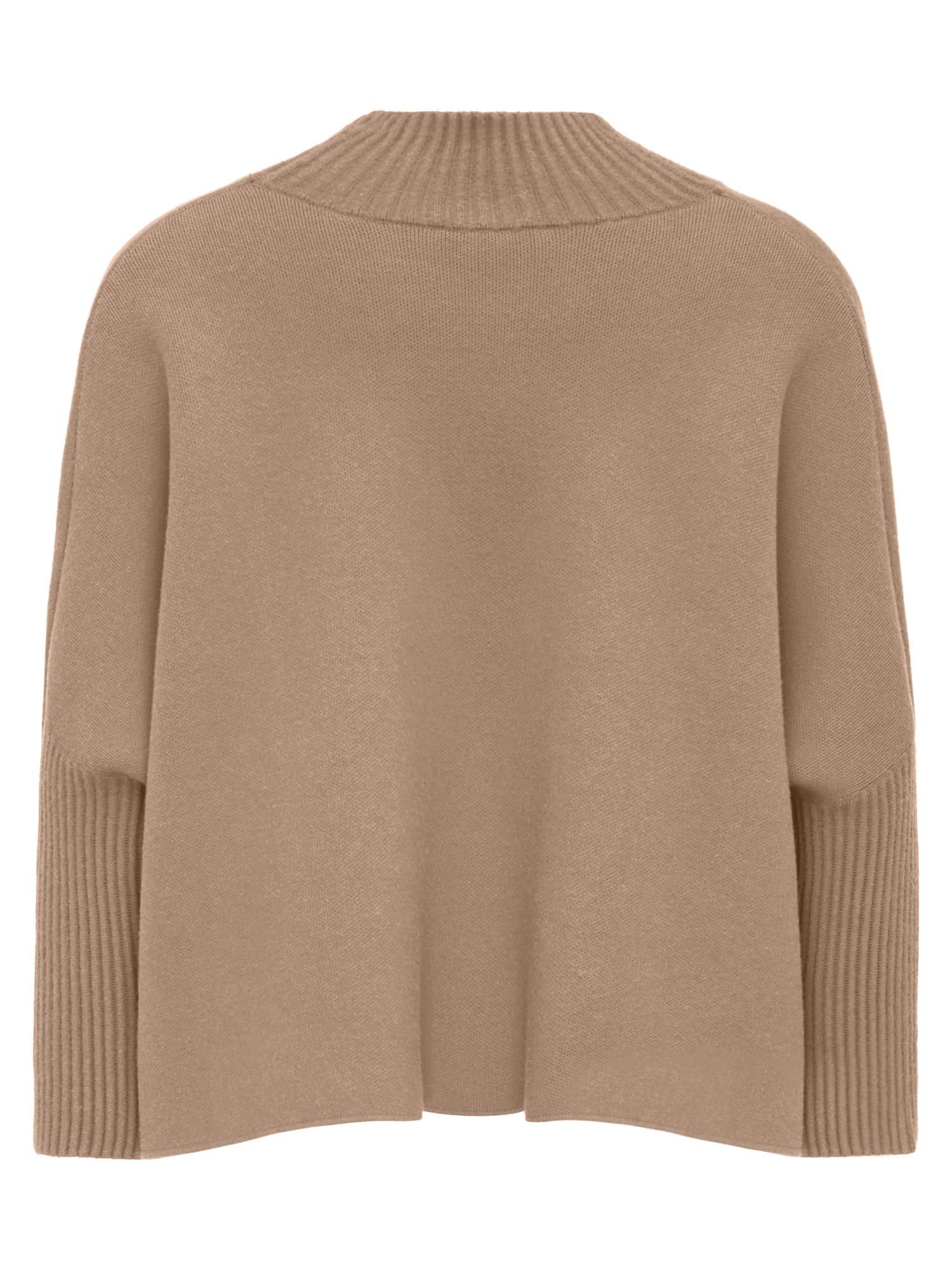 ApartFashion APART sweter oversize z wysokiej jakości materiału syntetycznego, koniak, 34