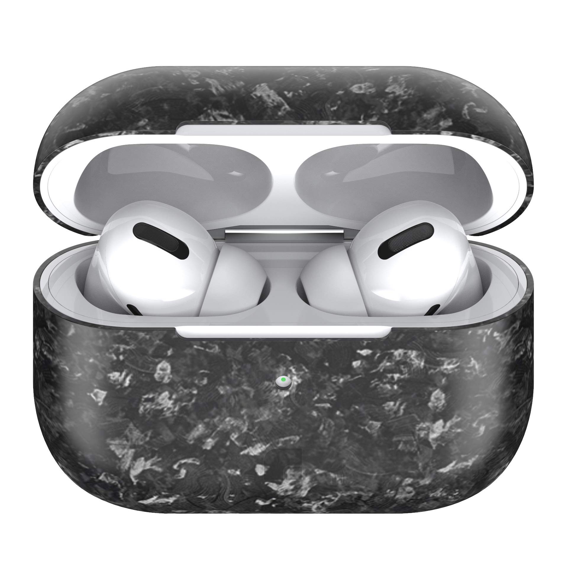 AutoLine ProFoam Masters Premium Carbon Fiber Case for AirPods - Extreme Slim - Ultra tection (Matte Forged)