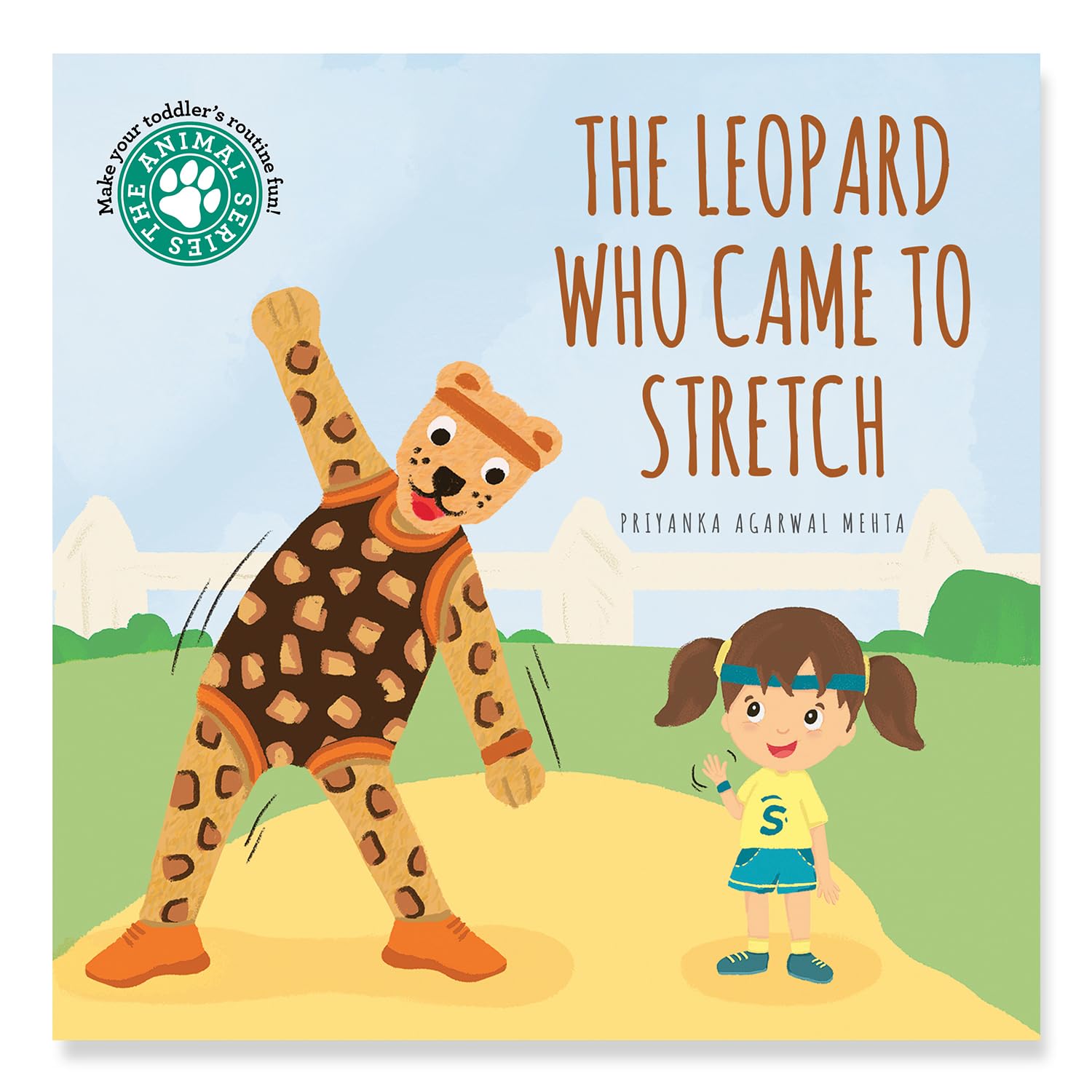 The Leopard Who Came to Stretch: Board Book for Babies on Outdoor Play & Exploration by SAM & MI | Short Story Book on Toddlers' Daily Routine to Encourage Parent-Child Bonding | Up to 4 Years