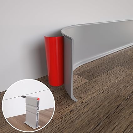 Amazon.com: COUKIU Flexible Baseboard Molding Trim, 4 Inch x 20 Feet ...