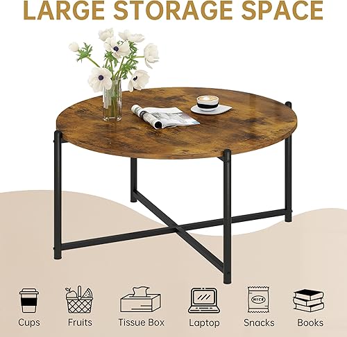 Miniatura 6 de Juego de 3 mesas auxiliares de mármol sintético y 2 mesas auxiliares con marco de metal para sofá, para sala de estar, oficina, apartamento