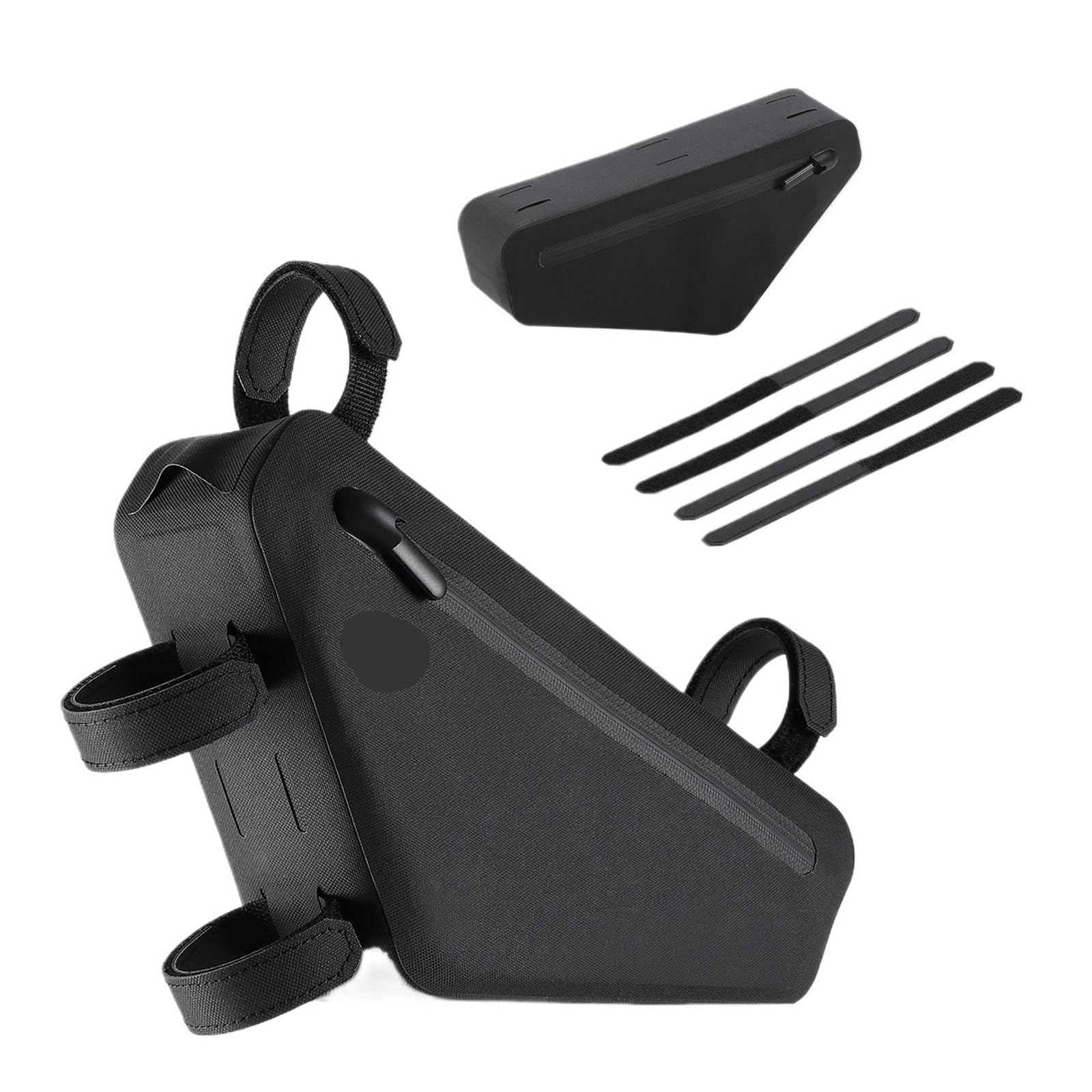 Borsa triangolare for bicicletta impermeabile 1 pezzo da 1,2 litri | Memorizza piccoli oggetti for il ciclismo quotidiano all'aperto.