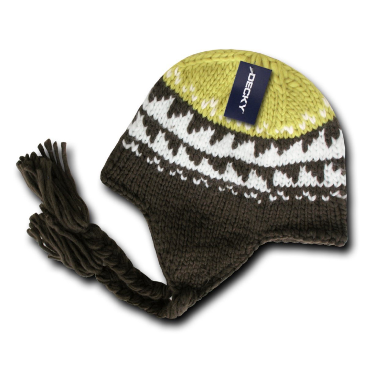 DECKY Peruvian Beanies, Brown