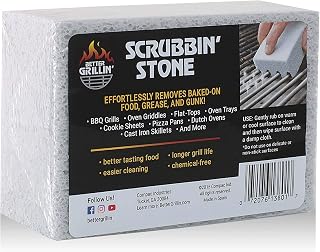 Compac Magic Stone Grill Cleaner Scouring Brick, Grease