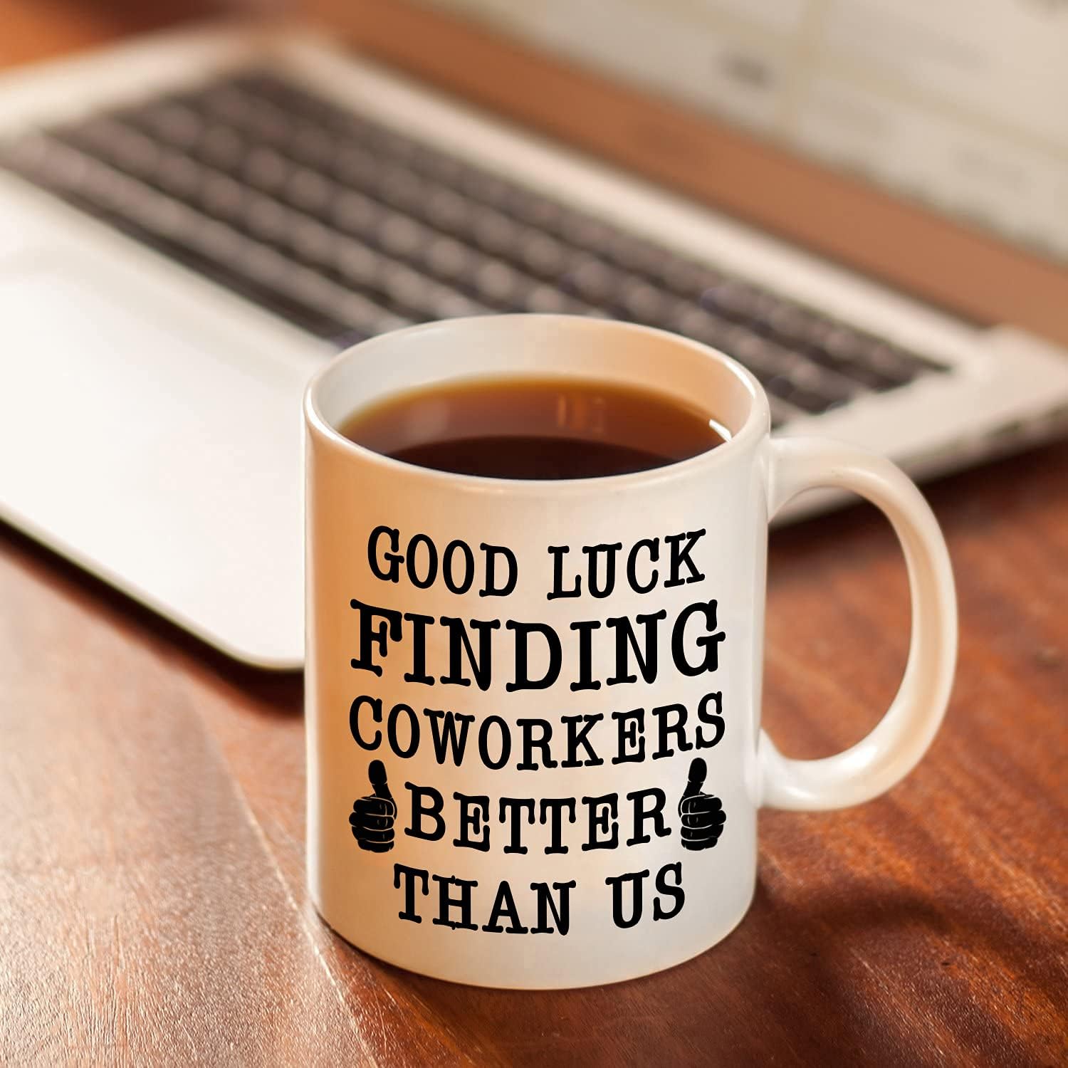 Weekly Top Sale TRDSEDSW Best Going Away Gifts for Coworker - Good Luck Finding Coworkers Better Than Us - Novelty 11oz Coffee Mug Funny Farewell Retirement Gift for Colleagues Friends