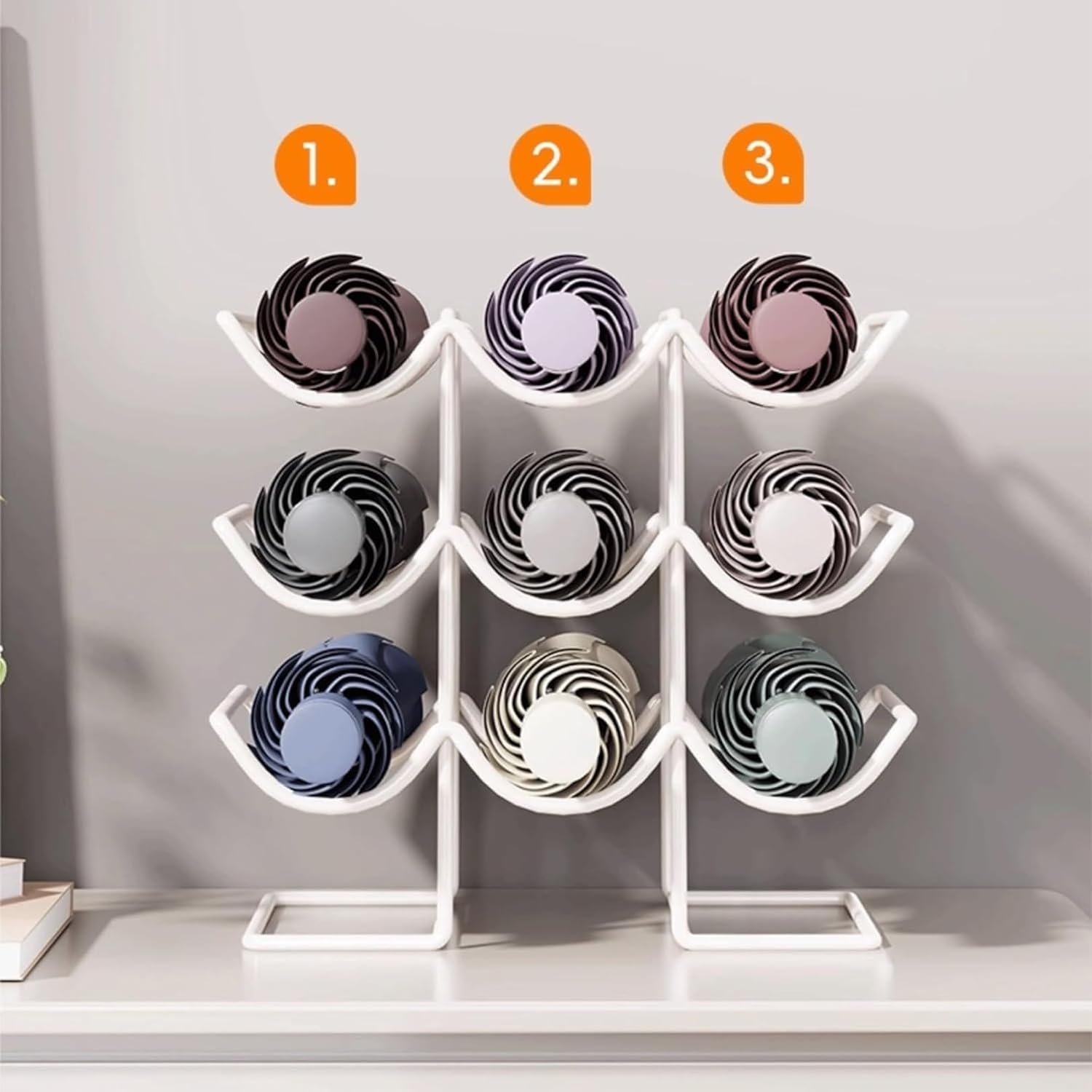 Offices Dedicated Folding Umbrella Stand: Large-Capacity Countertop Stand