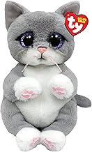 TY Morgan Cat Beanie Bellie Regular 6" | Beanie Baby Soft Plush Toy | Collectible Cuddly Stuffed Teddy