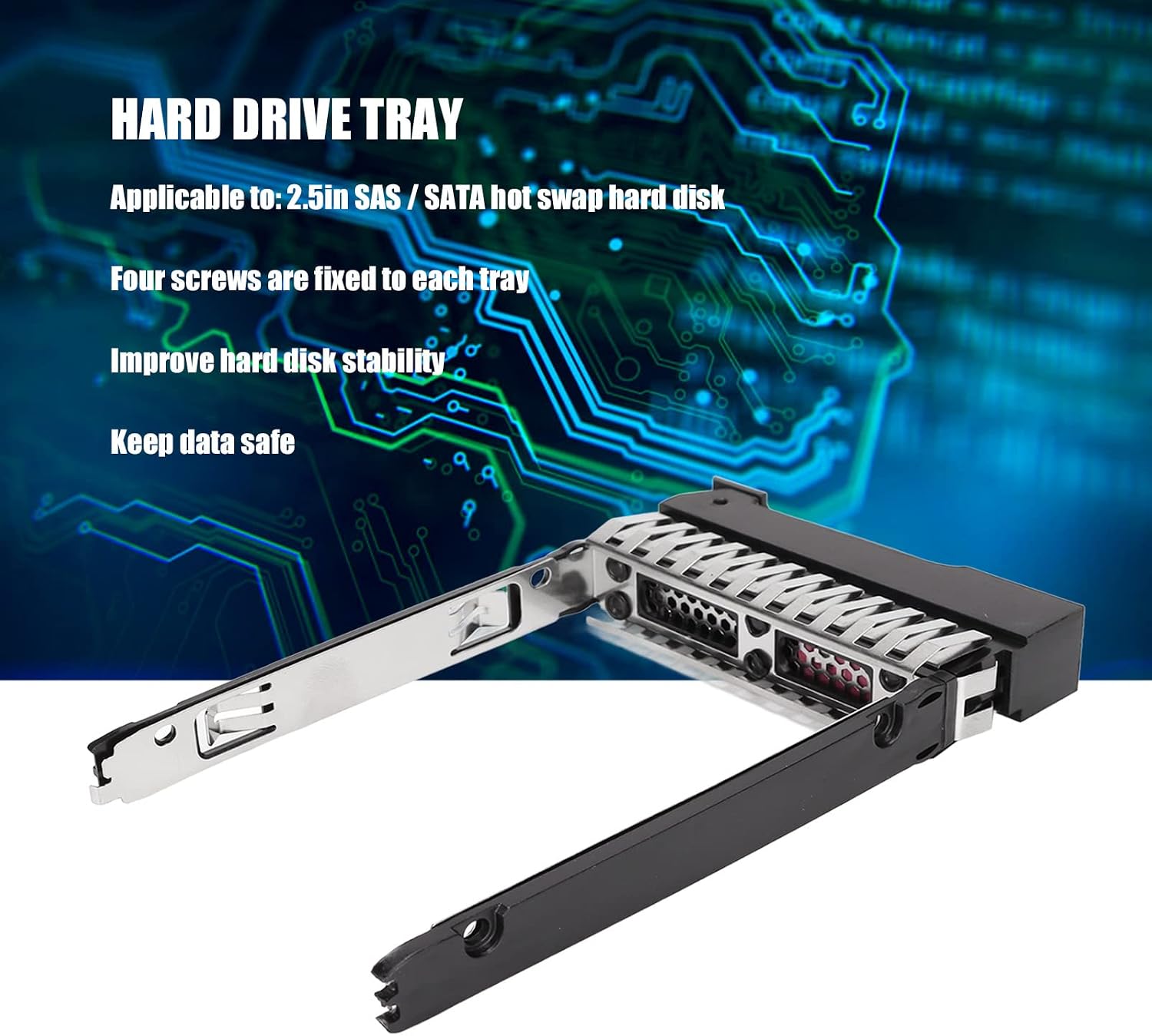 Universal 2.5in SAS SATA Server Hard Drive Bay Tray, Compatible with DL360 DL380 DL385 DL580 DL585 DL785 DL170H ML350 ML370 BL460C BL465C BL480C ML570