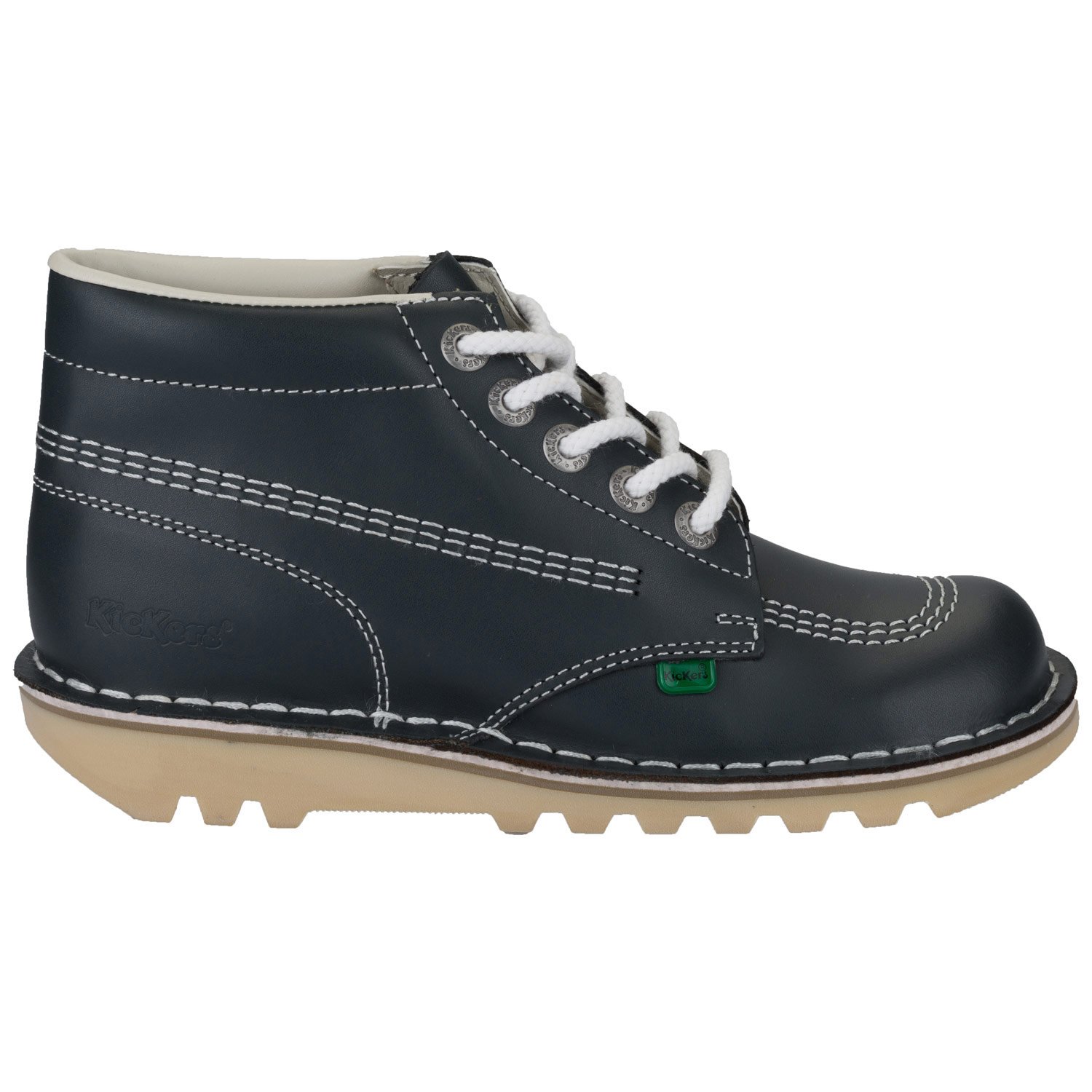 Kickers Kick Hi Donna Marrone/Natural Nubuck Stivali