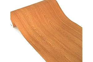 Wood Grain Adhesive Paper, Dark Brown Wooden Design Sheet Cover