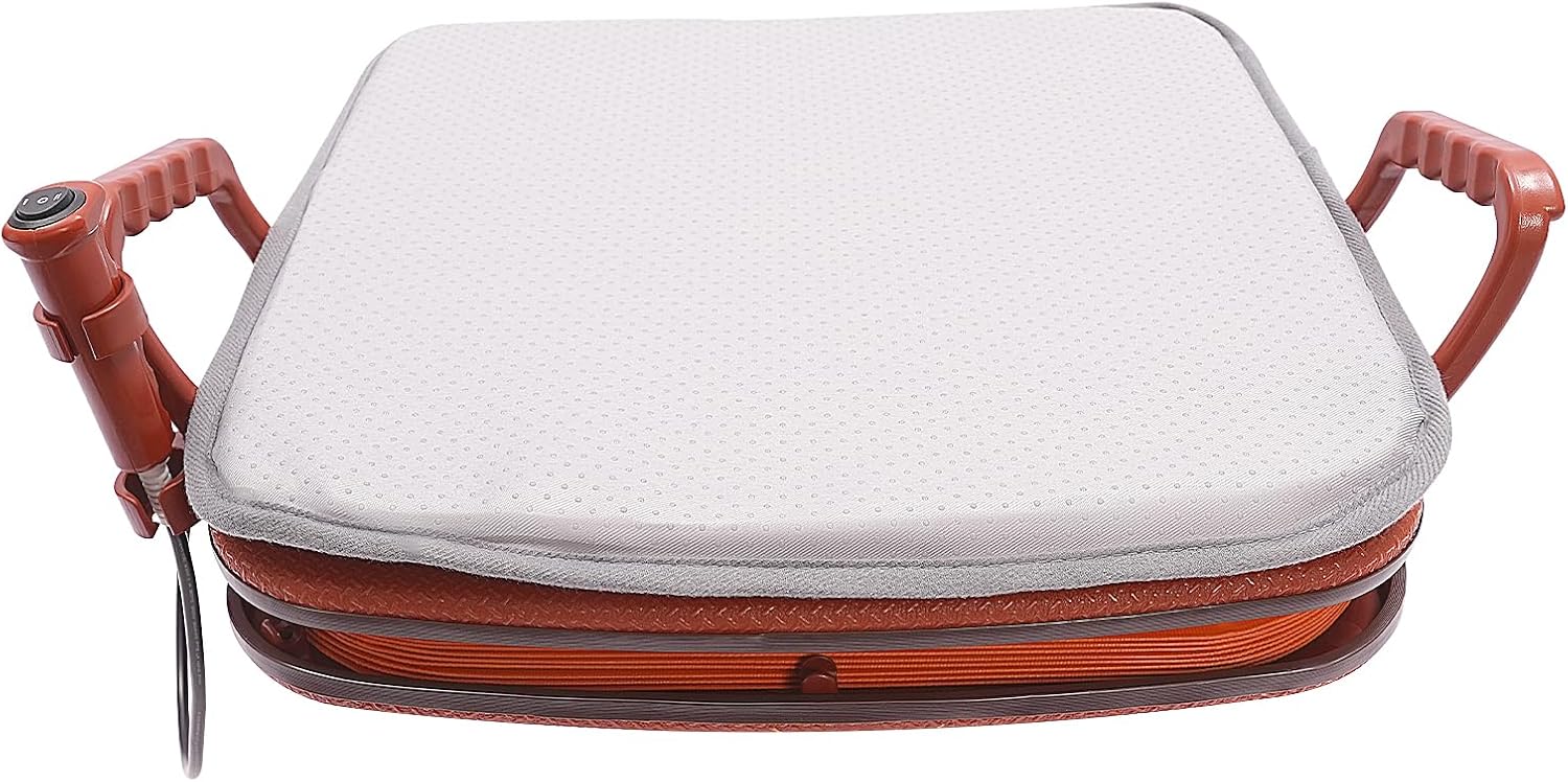 Seat Assist Lifting Cushion for Elderly with Pad, Chair Lift Assist Devices for Seniors Adults with 220lb Weight Capacity Lifting Angle Up to 35°, Portable Seat Lift Tool with Button Control for Sofas