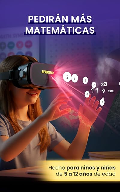 Foto 5 de 8 de Heromask Gafas VR Niños 5-12 Años · Juego Matemáticas en Realidad Virtual