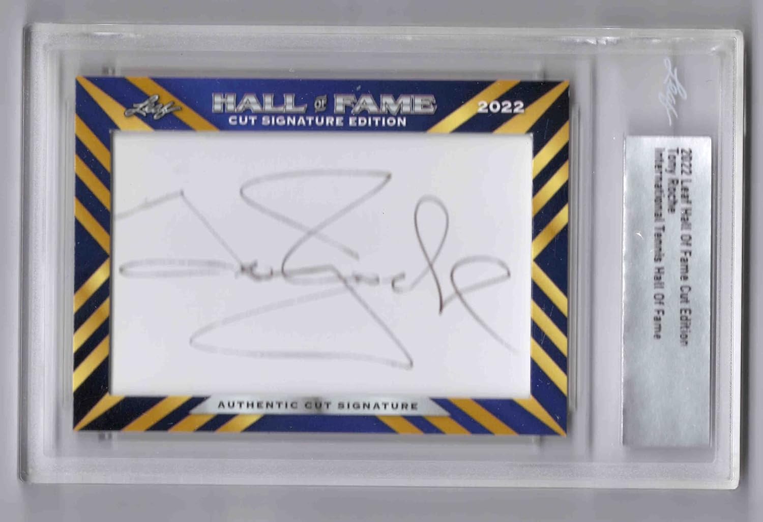 2022 Leaf Hall Of Fame Cut Signature Edition Tony Roche - International Tennis Hall Of Fame